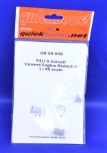1/48 Vought F4U-5 Corsair correct engine redactor