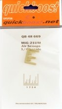 1/48 MiG-21UN air scoops