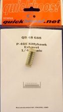 1/48 P-40E Kittyhawk exhaust