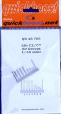 1/48 Kfir C2/C7 air scoops