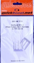 1/48 Defiant MK.I pitot tubes & antennas