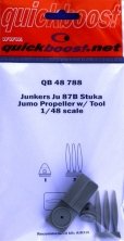 1/48 Ju 87B Stuka Jumo propeller with tool