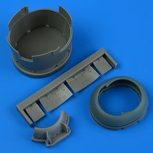 1/48 F6F-3 Hellcat early cowling & cool.flaps closed