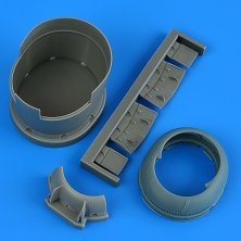 Quickboost 1/48 F6F-5 Hellcat capot & volets refroidissement