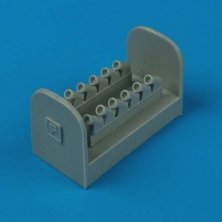 1/72 Spitfire Mk. XIV 14 Exhaust  round (FUJI)