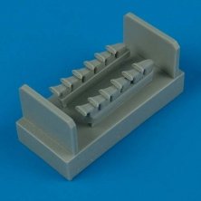 1/72 Spitfire Mk.IX exhaust  fishtail (AIRFIX)