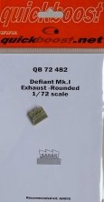 1/72 Defiant Mk.I exhaust  rounded (AIRF)