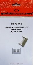 1/72 Bristol Blenheim Mk.IV gun barrels (for Airfix)
