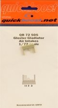 1/72 Gloster Gladiator air intakes