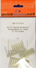 1/72 B-17 Flying fortress propellers w/tool