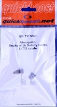 1/72 Mosquito seats with safety belts