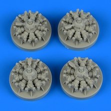 1/72 B-17G flying fortress engines