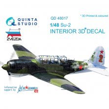 1/48 Su-2 3D-Print & colour Interior decal