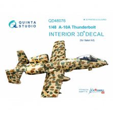 1/48 Fairchild A-10A Thunderbolt II 3D-Printed interior