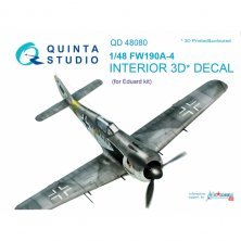 1/48 Focke-Wulf Fw-190A-4 3D-Printed & coloured Interior