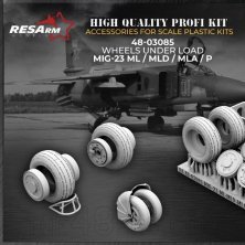 RESARM Roues MiG-23 ML/MLD/MLA/P sous charge 1/48