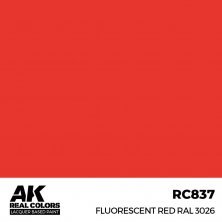 Fluorescent red ral 3026
