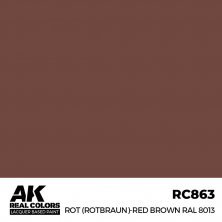 Real Color Rot (Rotbraun)  Red Brown RAL8013 (RC066)