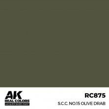 S. C. C. No. 15 olive drab (RC037)
