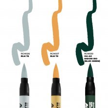 Wwii axis aircraft squiggle camouflage colors rc markers set
