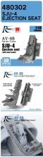 Si�ge �jectable SJU-4 AV-8B Harrier 1/48 UMa - R�sine