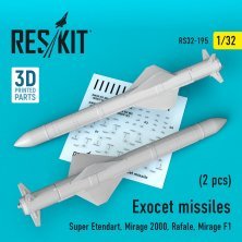 1/32 Exocet missiles