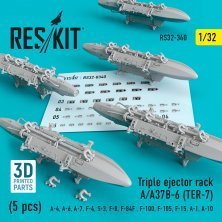 1/32 Triple Ejector Rack A/A37B-6