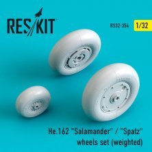 1/32 He 162 Salamander/Spatz wheels