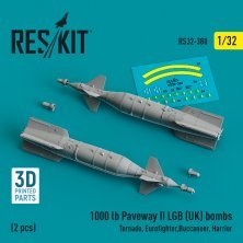 1/32 1000 lb Paveway II LGB UK bombs