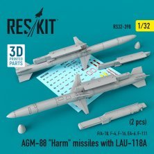 1/32 AGM-88 Harm missiles with LAU-118A