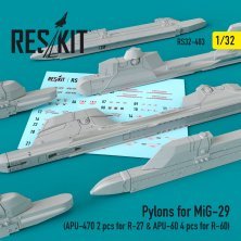 1/32 Pylons for MiG-29
