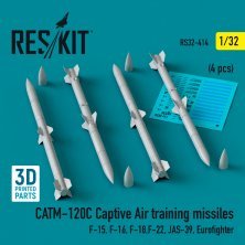 1/32 CATM-120C Captive air traincludes missiles