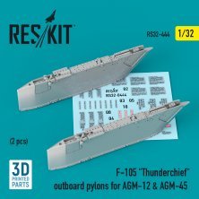 1/32 Republic F-105D/F-105G outboard AGM-12 & AGM-45 pylons