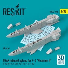 1/32 USAF Inboard pylons for McDonnell F-4 Phantom II