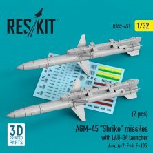 1/32 AGM-45 Shrike missiles with LAU-34 launcher