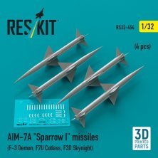 1/32 AIM-7A Sparrow I missiles.