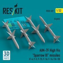 1/32 AIM-7F High Vis Sparrow III missiles