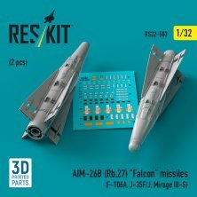 1/32 AIM-26B Rb.27 Falcon missiles.