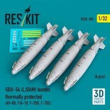 1/32 GBU-54 LJDAM bombs thermally prot. 4 pcs
