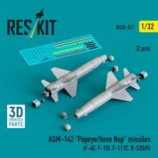 1/32 AGM-142 Popeye/Have Nap missiles.