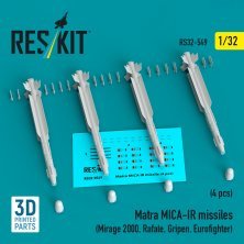 ResKit RS320549 Missiles Matra MICA-IR 1/32