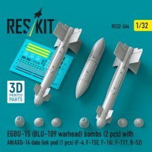 ResKit RS320564 Bombes EGBU-15 1/32 avec pod