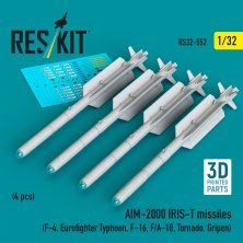 RESKIT 1/32 Missiles AIM-2000 IRIS-T (4 pcs)