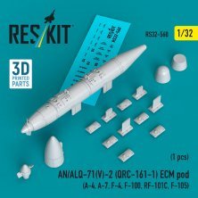1/32 AN/ALQ-71V-2 QRC-161-1 ECM pod 1pc.