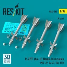 1/32 R-27ET AA-10 Alamo-D missiles.