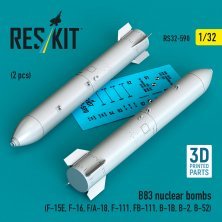 1/32 B83 nuclear bombs.