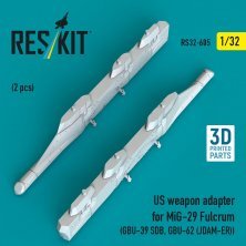 RESKIT 1/32 Adaptateur Armes US pour MiG-29 Fulcrum