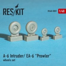 1/48 A-6A/A-6E "Intruder", EA-6B "Prowler" wheels set