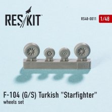 1/48 Lockheed F-104G/S Turkish "Starfighter" wheels set