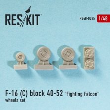 1/48 F-16C block 40-52 "Fighting Falcon" wheel set